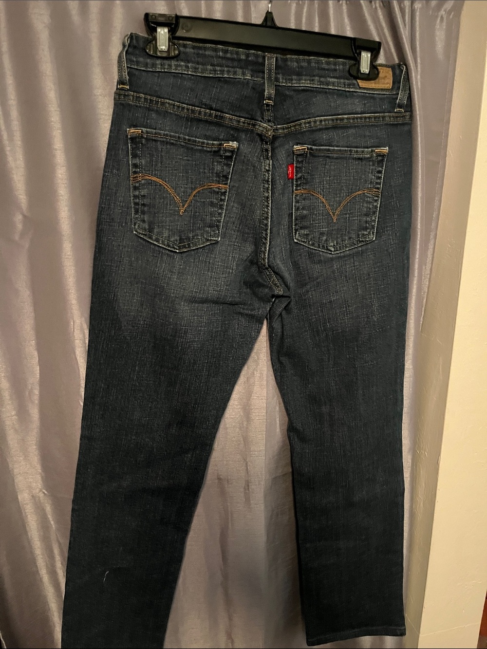 Levi's Women's Dark Indigo Straight Leg Jeans